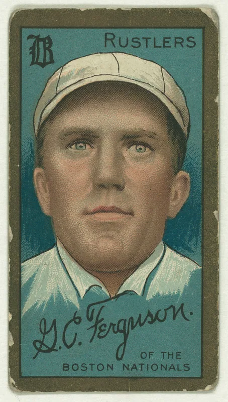 Front of George Ferguson card, 1911 T205 Gold Borders, catalog no. 463