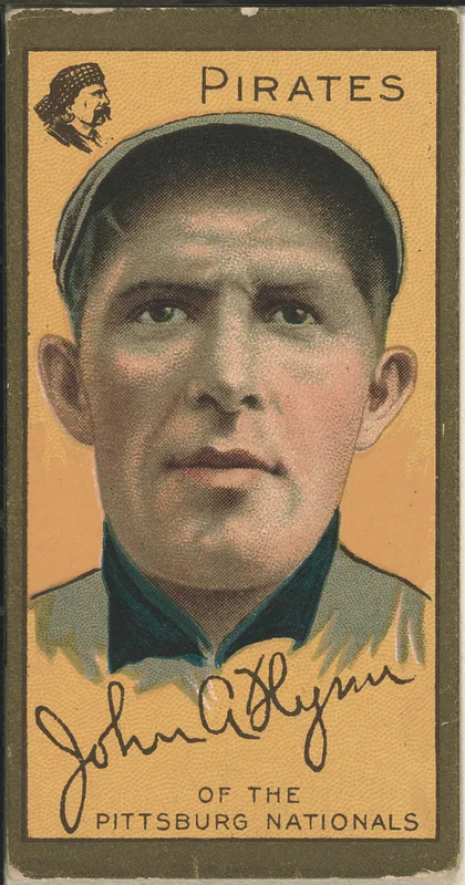 Front of John Flynn card, 1911 T205 Gold Borders, catalog no. 485