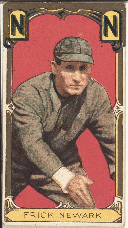 Front of Jimmy Frick card, 1911 T205 Gold Borders, catalog no. 511