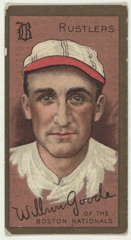 Front of Wilbur Good card, 1911 T205 Gold Borders, catalog no. 544