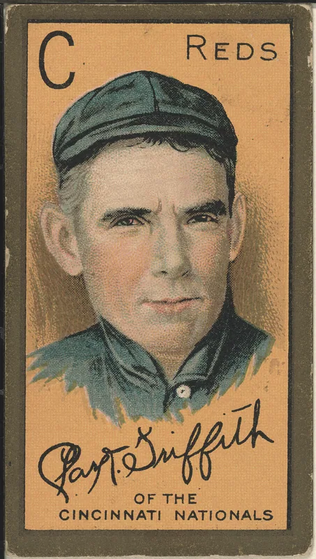 Front of Clark Griffith card, 1911 T205 Gold Borders, catalog no. 574