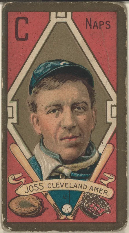 Front of Addie Joss card, 1911 T205 Gold Borders, catalog no. 707