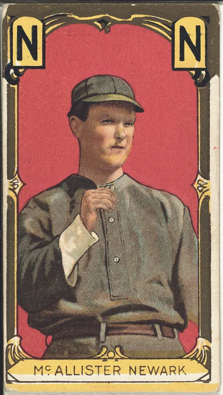 Front of Sport McAllister card, 1911 T205 Gold Borders, catalog no. 904