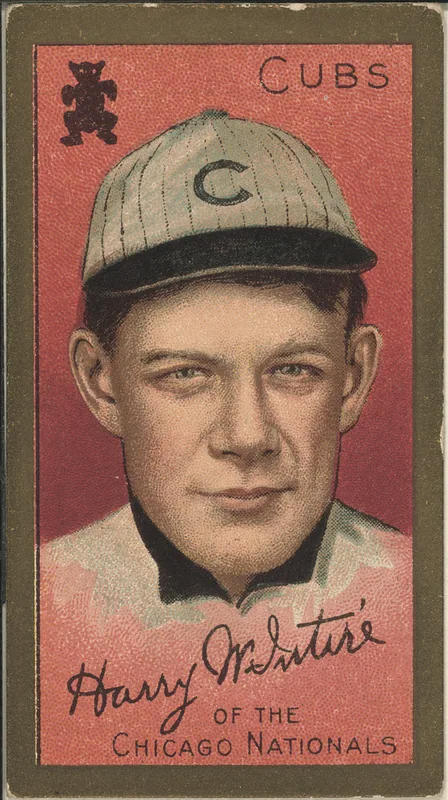 Front of Harry McIntire card, 1911 T205 Gold Borders, catalog no. 944