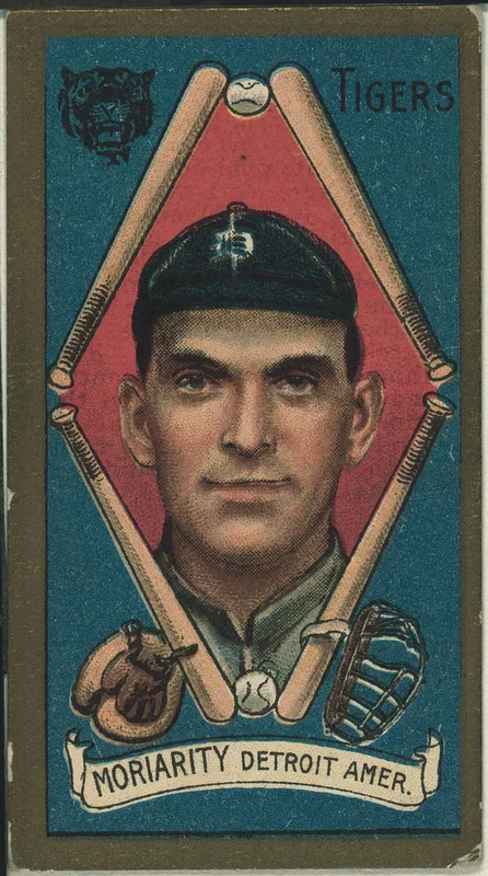 Front of George Moriarty card, 1911 T205 Gold Borders, catalog no. 1020