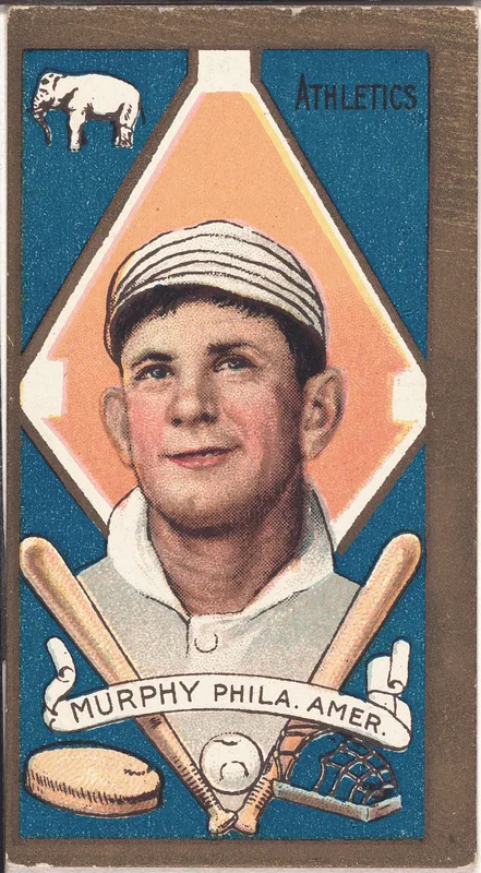 Front of Danny Murphy card, 1911 T205 Gold Borders, catalog no. 1031