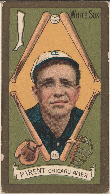 Front of Freddy Parent card, 1911 T205 Gold Borders, catalog no. 1089