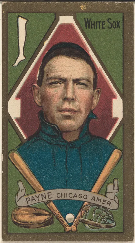 Front of Fred Payne card, 1911 T205 Gold Borders, catalog no. 1110