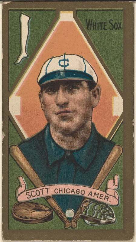 Front of Jim Scott card, 1911 T205 Gold Borders, catalog no. 1228