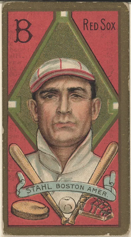 Front of Jake Stahl card, 1911 T205 Gold Borders, catalog no. 1293