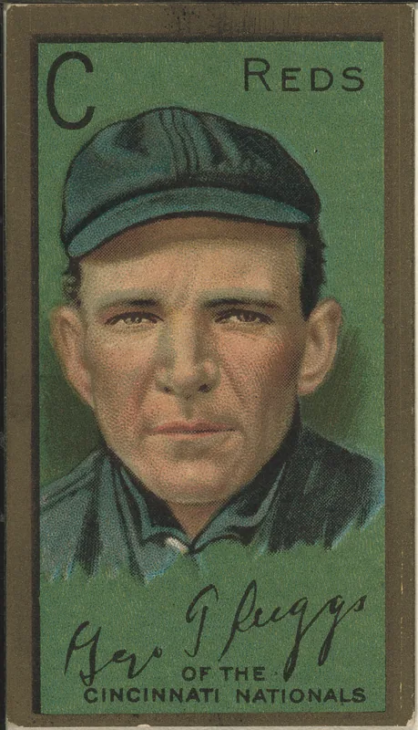 Front of George Suggs card, 1911 T205 Gold Borders, catalog no. 1336