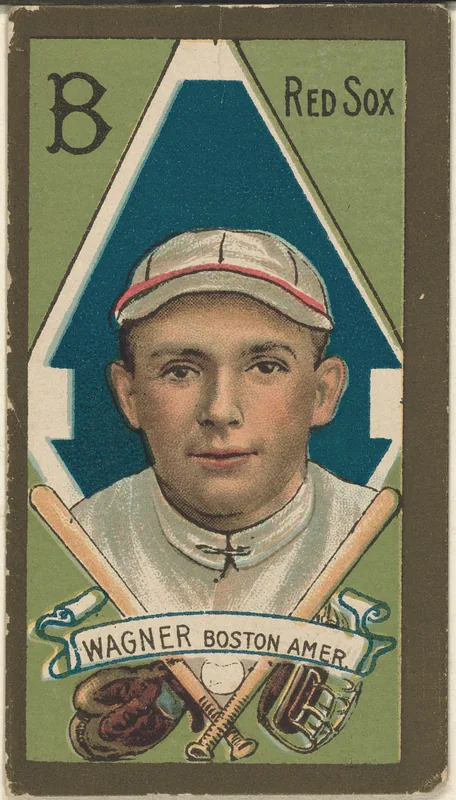 Front of Heinie Wagner card, 1911 T205 Gold Borders, catalog no. 1391