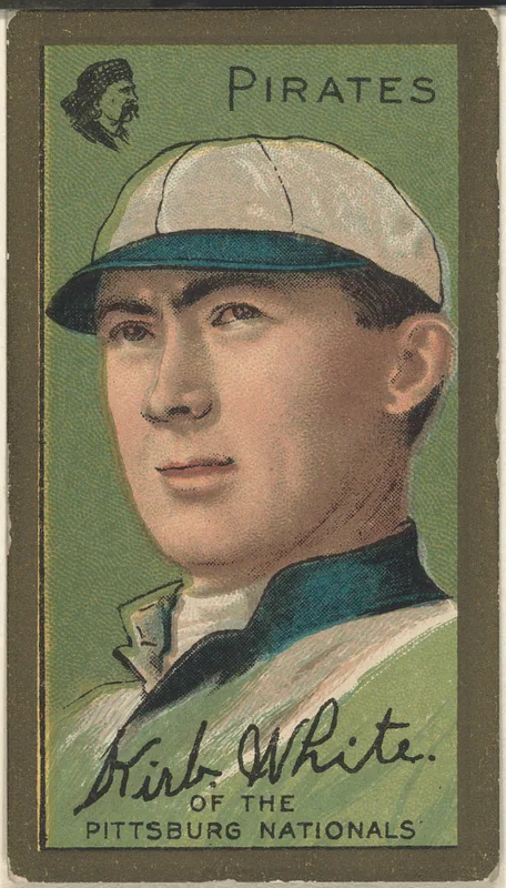 Front of Kirby White card, 1911 T205 Gold Borders, catalog no. 1425