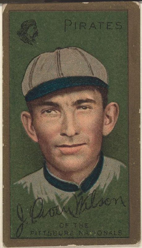 Front of J. Owen Wilson card, 1911 T205 Gold Borders, catalog no. 1440