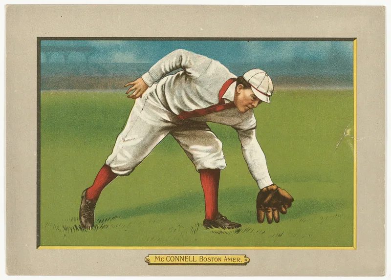 Front of Amby McConnell card, 1911 T3 Turkey Red, cabinets, #29