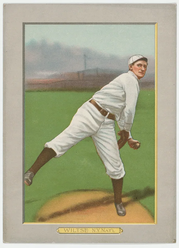 Front of Hooks Wiltse card, 1911 T3 Turkey Red, cabinets, #41