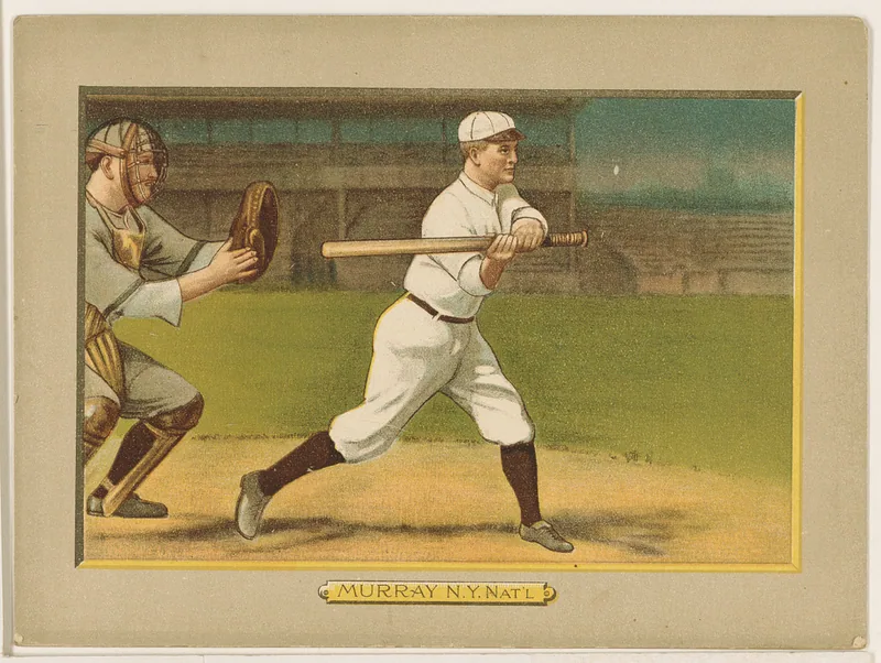 Front of Jack Murray card, 1911 T3 Turkey Red, cabinets, #48