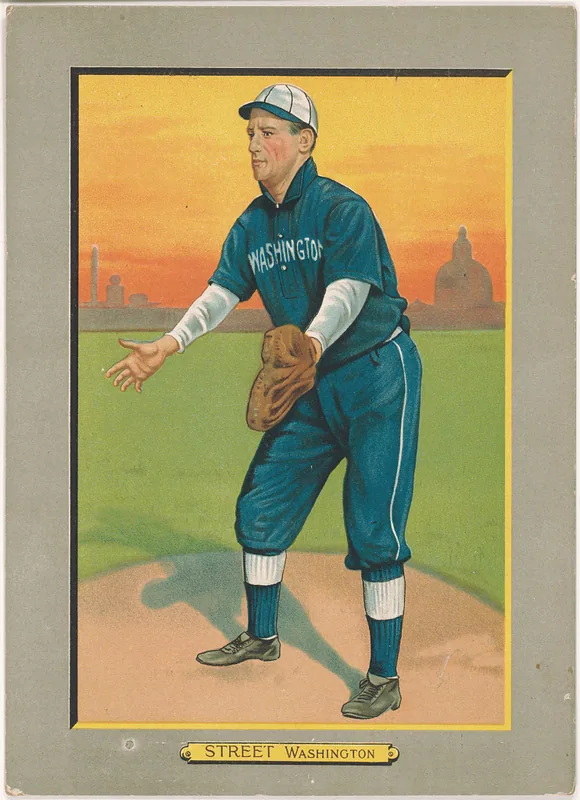 Front of Gabby Street card, 1911 T3 Turkey Red, cabinets, #120