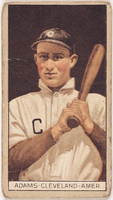 Front of Bert Adams card, 1912 T207 Brown Background, catalog no. 1
