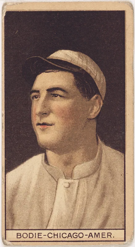 Front of Ping Bodie card, 1912 T207 Brown Background, catalog no. 18