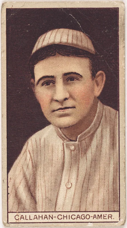 Front of Jim Callahan card, 1912 T207 Brown Background, catalog no. 24