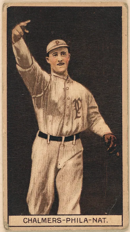 Front of George Chalmers card, 1912 T207 Brown Background, catalog no. 29