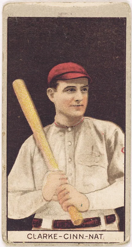 Front of Tommy Clarke card, 1912 T207 Brown Background, catalog no. 32
