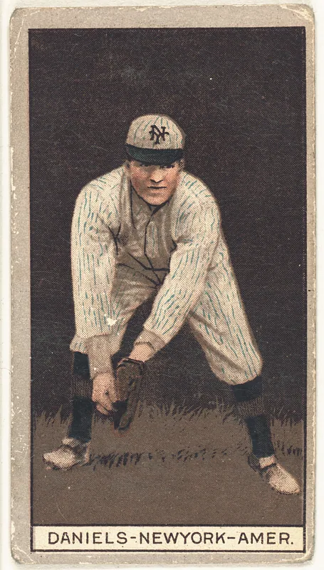 Front of Bert Daniels card, 1912 T207 Brown Background, catalog no. 40