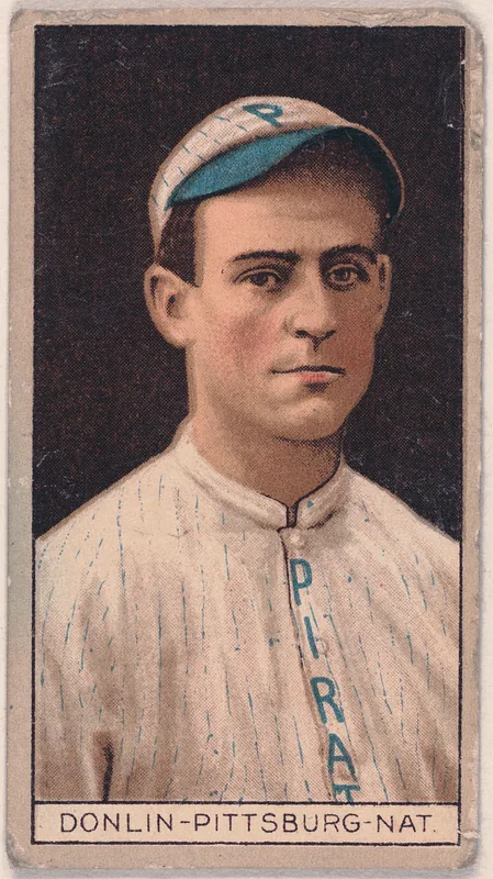 Front of Mike Donlin card, 1912 T207 Brown Background, catalog no. 47
