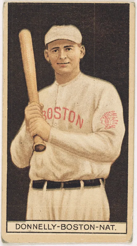 Front of Ed Donnelly card, 1912 T207 Brown Background, catalog no. 48