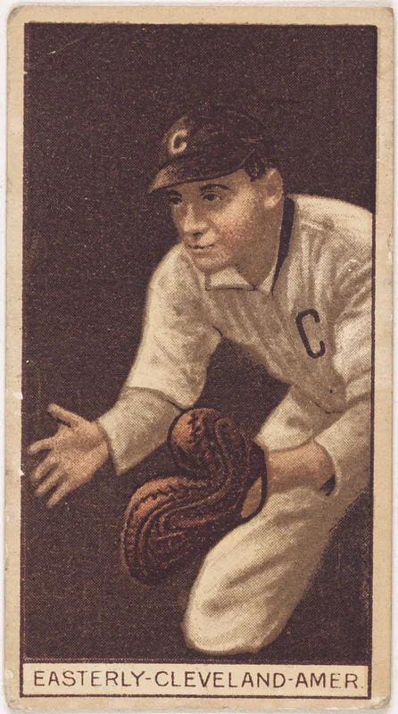 Front of Ted Easterly card, 1912 T207 Brown Background, catalog no. 53