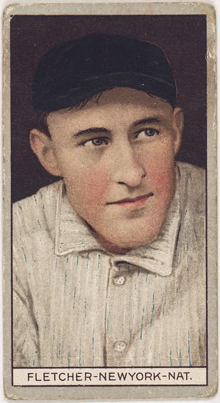 Front of Art Fletcher card, 1912 T207 Brown Background, catalog no. 61