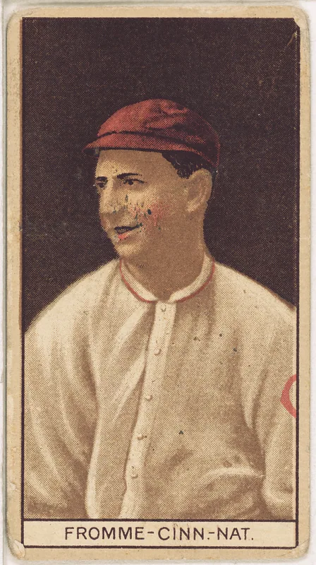 Front of Art Fromme card, 1912 T207 Brown Background, catalog no. 63
