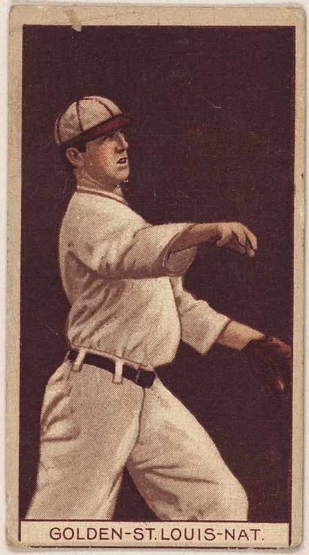 Front of Roy Golden card, 1912 T207 Brown Background, catalog no. 67
