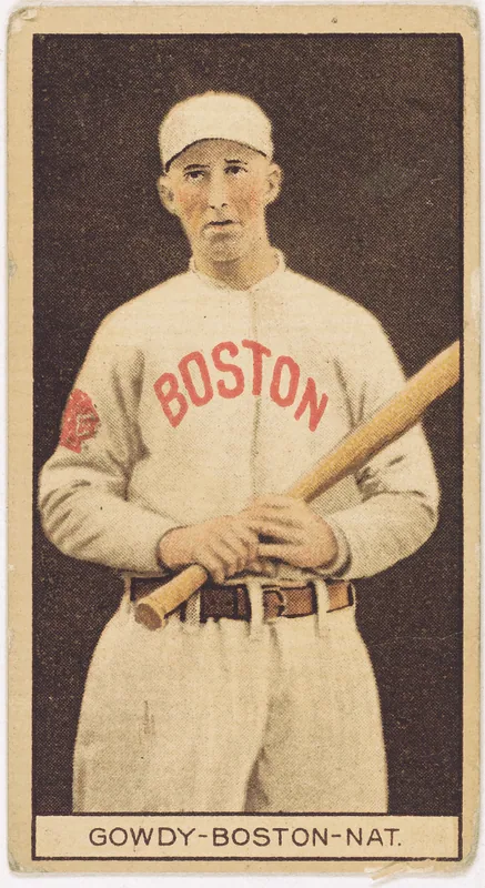 Front of Hank Gowdy card, 1912 T207 Brown Background, catalog no. 68