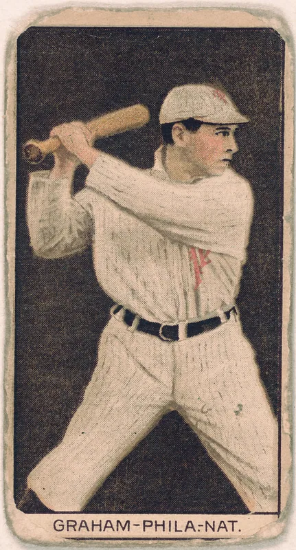 Front of Peaches Graham card, 1912 T207 Brown Background, catalog no. 69