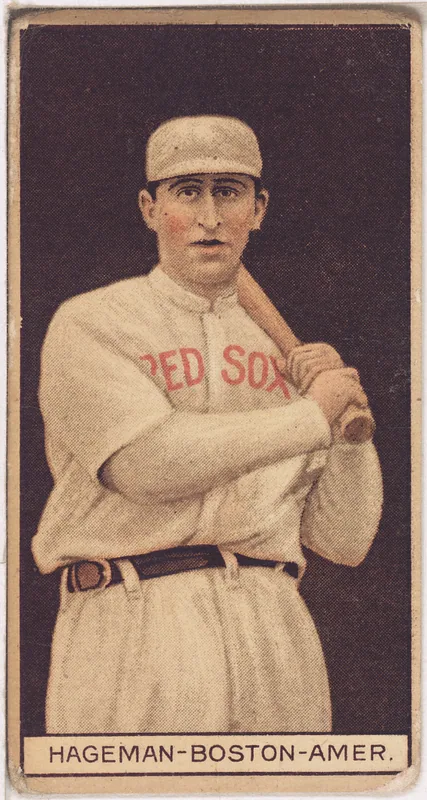Front of Casey Hageman card, 1912 T207 Brown Background, catalog no. 72