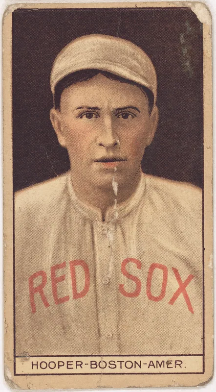 Front of Harry Hooper card, 1912 T207 Brown Background, catalog no. 84