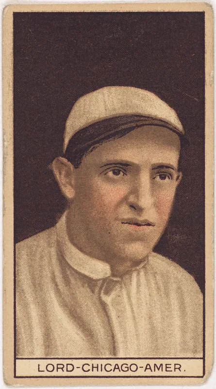 Front of Harry Lord card, 1912 T207 Brown Background, catalog no. 112