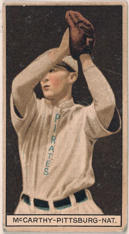 Front of Alex McCarthy card, 1912 T207 Brown Background, catalog no. 117