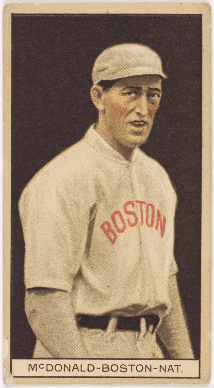 Front of Ed McDonald card, 1912 T207 Brown Background, catalog no. 118