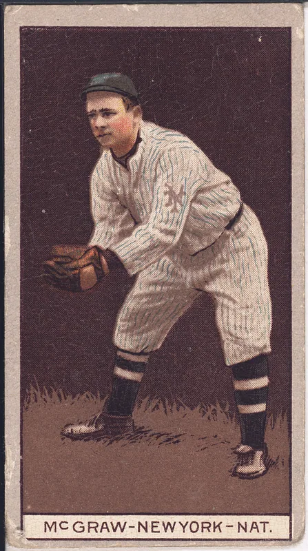 Front of John McGraw card, 1912 T207 Brown Background, catalog no. 119