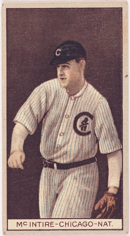 Front of Harry McIntire card, 1912 T207 Brown Background, catalog no. 120
