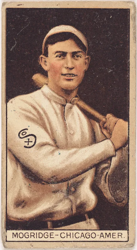 Front of George Mogridge card, 1912 T207 Brown Background, catalog no. 131