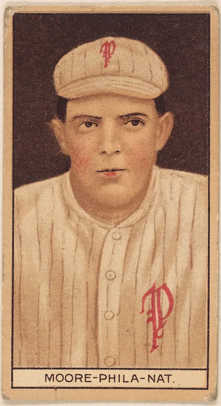 Front of Earl Moore card, 1912 T207 Brown Background, catalog no. 132