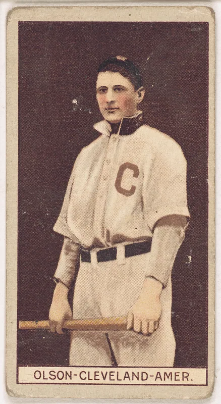 Front of Ivy Olson card, 1912 T207 Brown Background, catalog no. 146