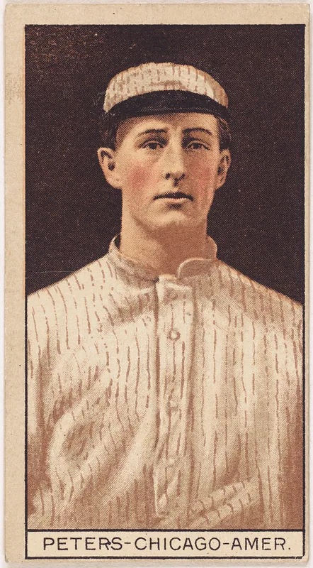 Front of Rube Peters card, 1912 T207 Brown Background, catalog no. 151