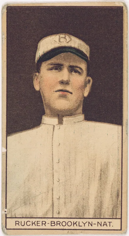 Front of Nap Rucker card, 1912 T207 Brown Background, catalog no. 158