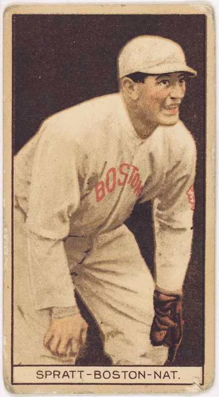 Front of Harry Spratt card, 1912 T207 Brown Background, catalog no. 172