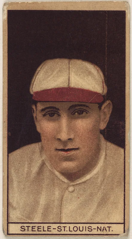 Front of Bill Steele card, 1912 T207 Brown Background, catalog no. 175